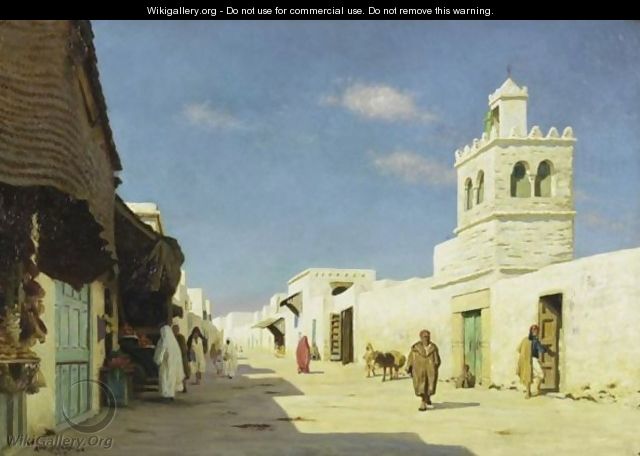 A Street In Tunis - Auguste Legras