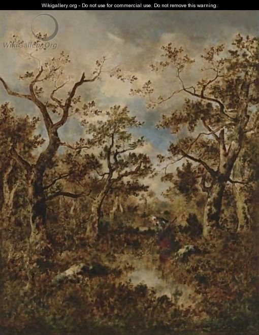 In The Forest Of Fontainebleau - Narcisse-Virgile Díaz de la Peña