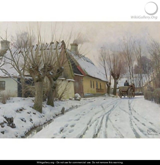 A Winter Day, Hoje Taastrup - Peder Monsted