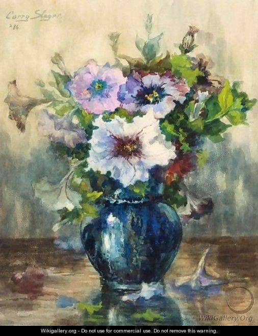 A Flower Still Life - Cornelie Josephine Wilhelmina Slager