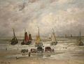 The Fishing Fleet Sailing Out - Hendrik Willem Mesdag