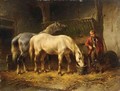 Feeding The Horses - Wouterus Verschuur