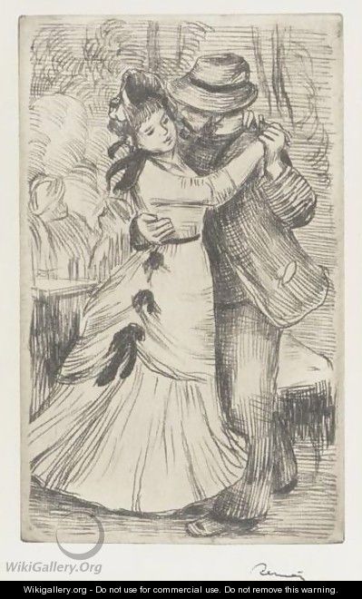 La Danse A La Campagne 3 - Pierre Auguste Renoir