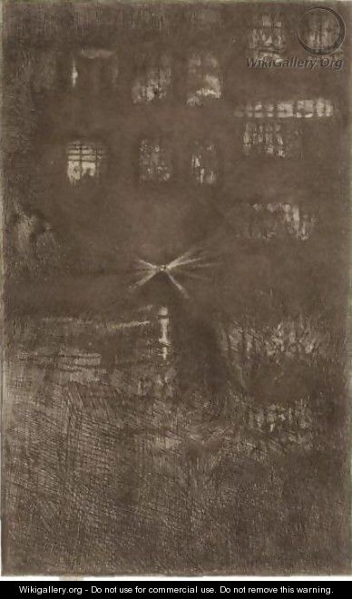 Nocturne Dance House 3 - James Abbott McNeill Whistler