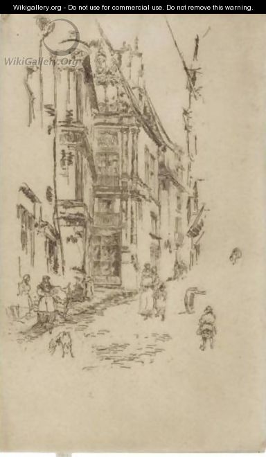 Chancellerie, Loches - James Abbott McNeill Whistler