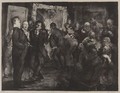 Artists Judging Works Of Art, Second State - George Wesley Bellows