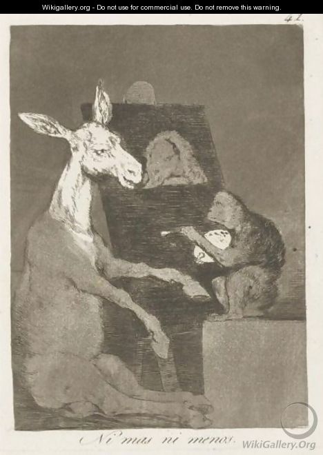 Los Caprichos Plates 2 - Francisco De Goya y Lucientes