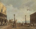 Venice, A View Of The Piazzetta With The Church Of S. Giorgio Maggiore In The Distance - (after) Francesco Guardi