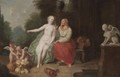 Vertumnus And Pomona - (after) Louis Alexandre Dubourg