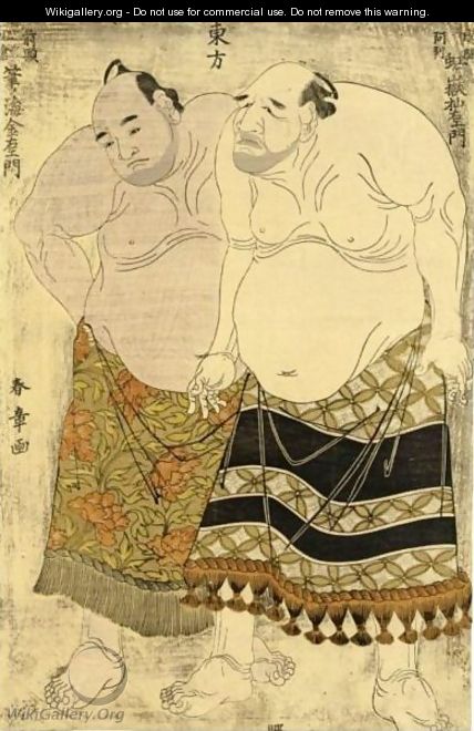 Men - Katsukawa Shunsho