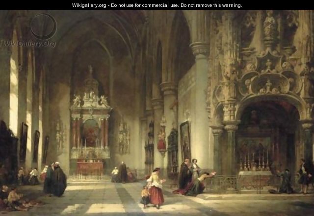 The Chapel Of St Nicholas, Dixmunde, Flanders - David Roberts