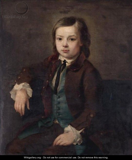 Portrait Of A Young Boy - (after) Nathaniel Hone