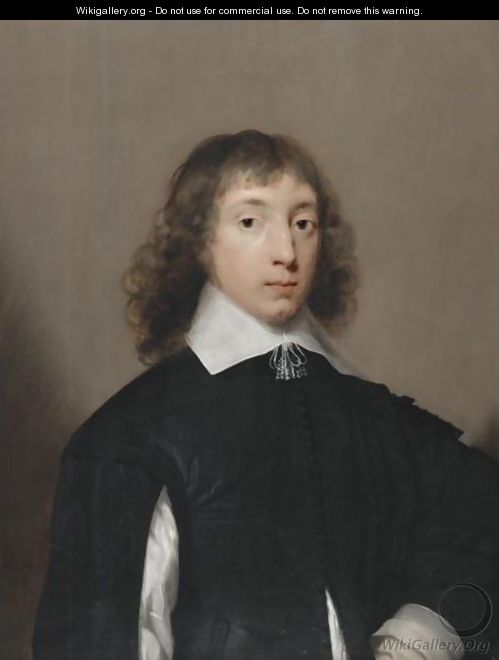Portrait Of Sir John Heath (1614-1691) - Cornelius Jonson