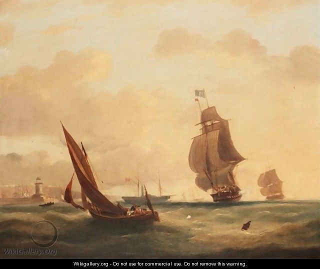 Shipping Of The Coast - (after) Frederick Calvert