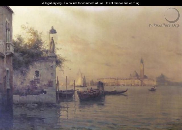 Vue A Travers La Lagune De Venise - Antione Bouvard
