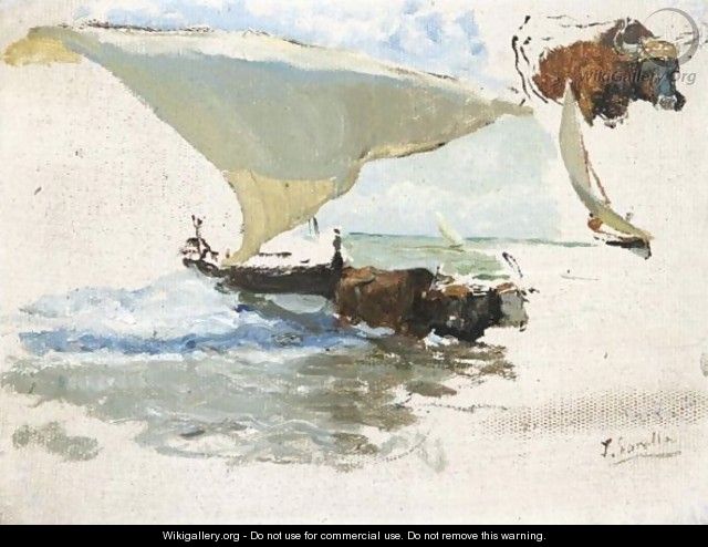Beaching The Boat, Study For 