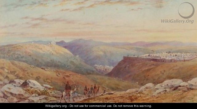 Jerusalem From The Hill Of Scopus - Henry Pilleau