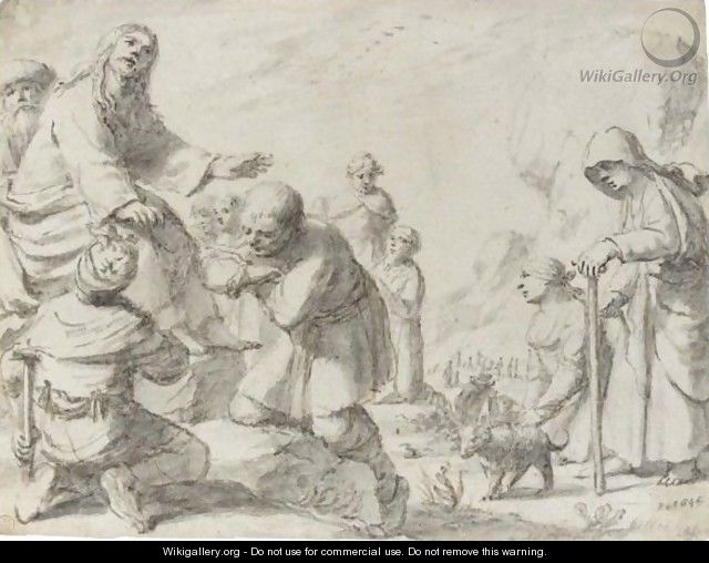 Christ Curing The Sick - Willem Van Oordt