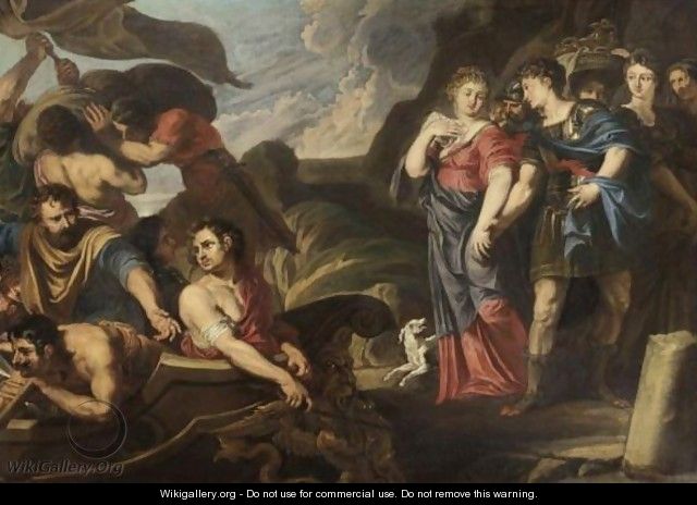Partenza Di Enea - (after) Sir Peter Paul Rubens