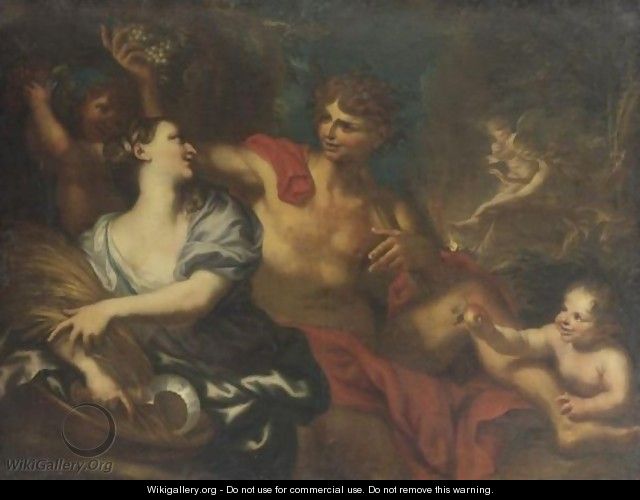 Sine Cerere Et Baccho Friget Venus - Domenico Piola