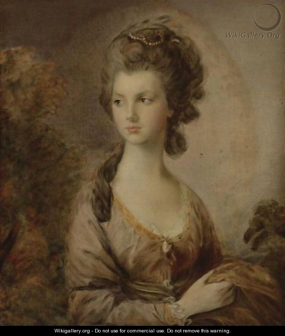Portrait Of The Hon. Mrs. Thomas Graham - (after) Gainsborough, Thomas
