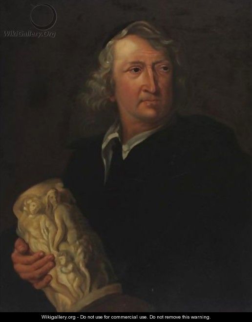 Portrait Of The Sculptor Gerard Van Opstal - Flemish School