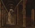 Interior Of The Colosseum, Rome - (after) Francois Marius Granet