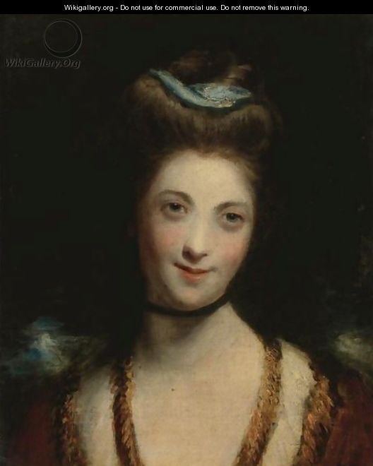 Portrait Of Miss Ridge - (after) Sir Joshua Reynolds