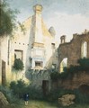 A Ruin Landscape With Remains Of A Chimney - Joseph Augustus Knip