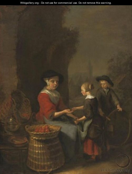 The Fruit Seller - Domenicus Van Tol