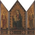 Madonna And Child With St. Catherine And St. Barbara - (after) Antoniazzo Romano