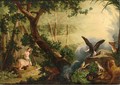 Adam And Eve In Paradise - Adolf Mosengel