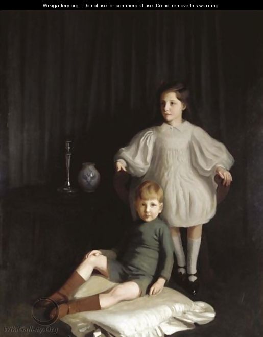 Marjory And Kenneth Ranken, Children Of The Rev. Ranken - Edward Stanley Mercer
