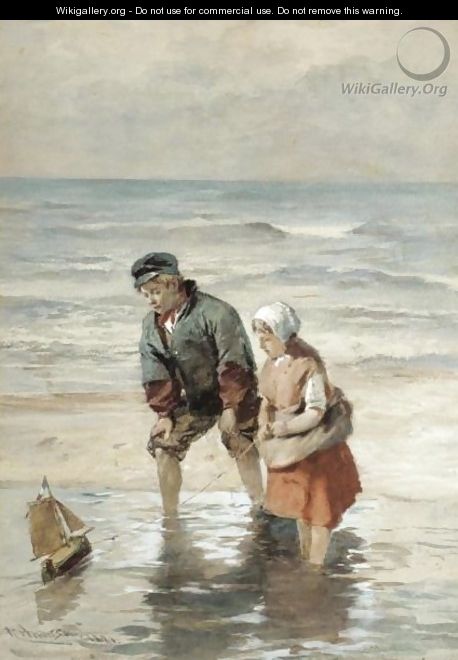 Fisher Children At Zandvoort, Holland - Robert Anderson