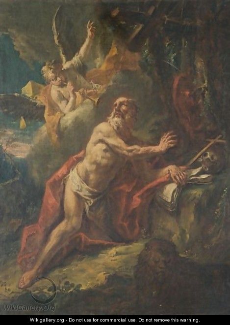 Saint Jerome In The Wilderness - Gaspare Diziani
