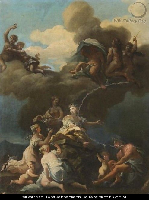 The Triumph Of Flora - (after) Giovanni Camillo Sagrestani