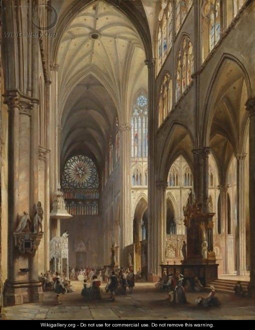 Cathedral Interior 2 - Jules Victor Genisson