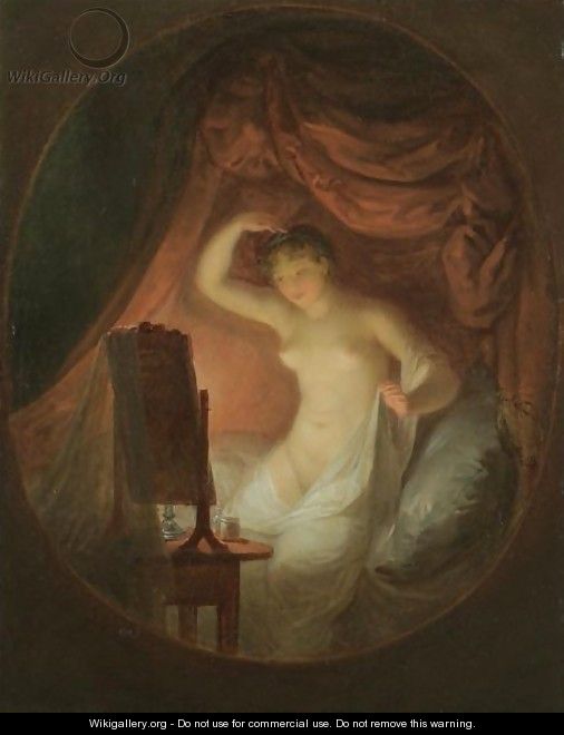 A Young Lady At Her Toilette - Alexander Laureus