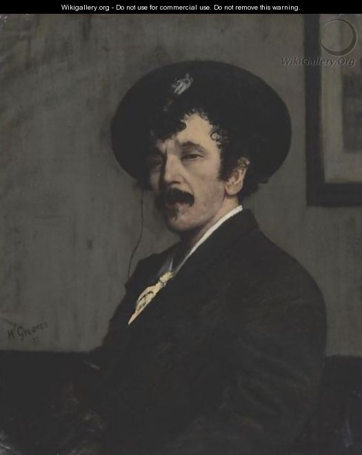 Portrait Of James Abbott Mcneill Whistler 2 - Walter Greaves