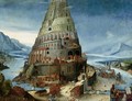 The Tower Of Babel - (after) Tobias Van Haecht (see Verhaecht)