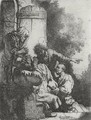 Joseph's Coat Brought To Jacob 2 - Rembrandt Van Rijn