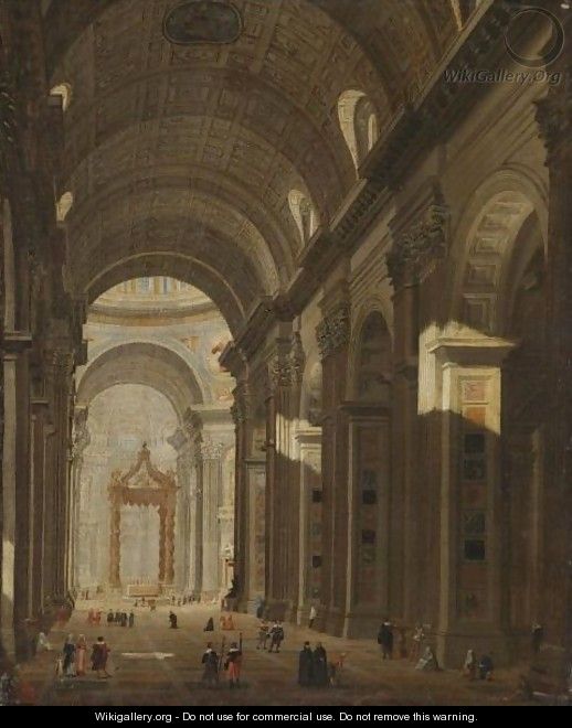 Rome, The Interior Of Saint Peter