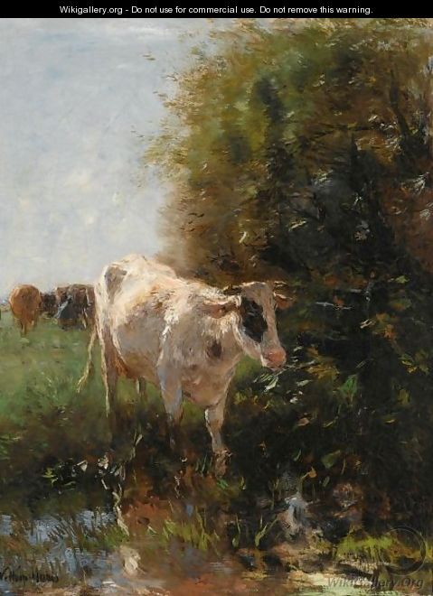 A Watering Cow - Willem Maris