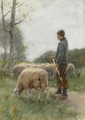 A Shepherd And His Flock 2 - Anton Mauve