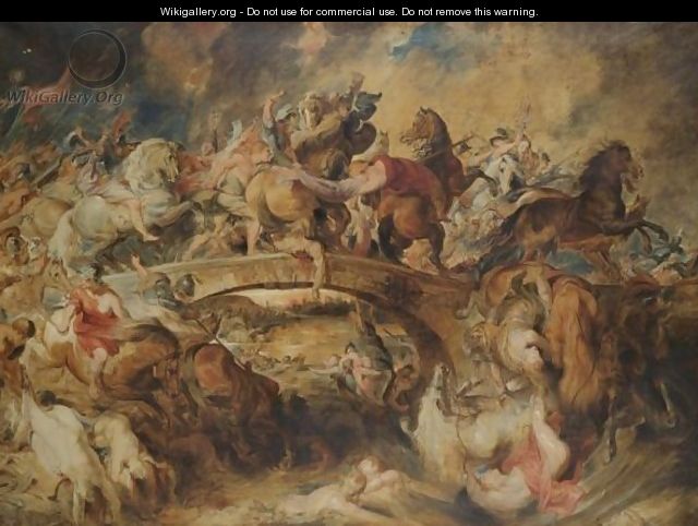 The Battle Of The Amazons 2 - (after) Sir Peter Paul Rubens