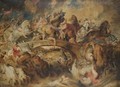 The Battle Of The Amazons 2 - (after) Sir Peter Paul Rubens