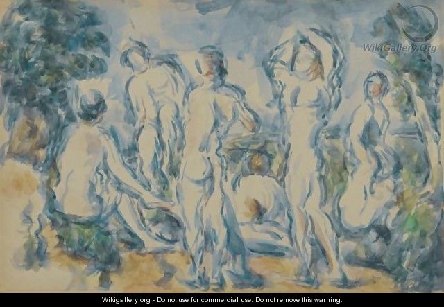 Groupe De Baigneurs - Paul Cezanne