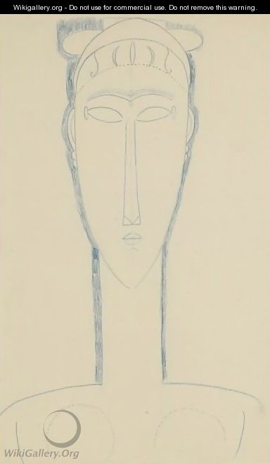Tete De Femme 2 - Amedeo Modigliani
