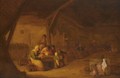 An Interior Of An Inn With Peasants Singing At A Table - Bartholomeus Molenaer