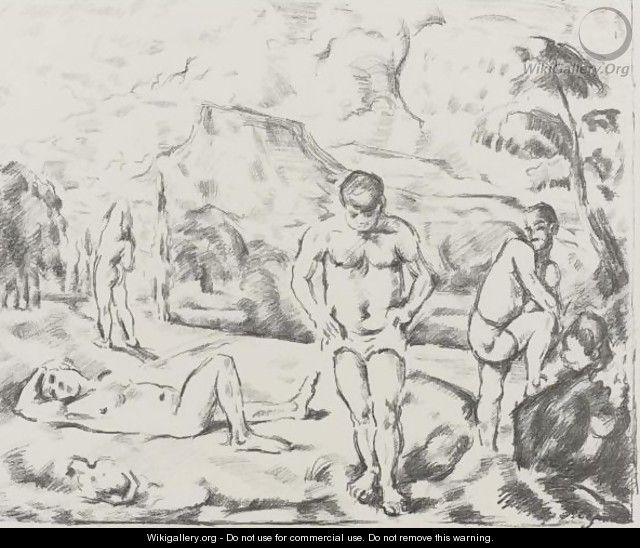 The Large Bathers 2 - Paul Cezanne
